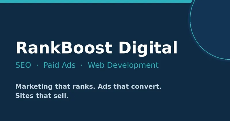 RankBoost Digital — website by Muhammad Haris
